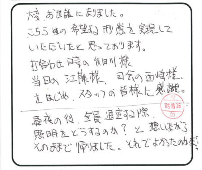当日の様子
